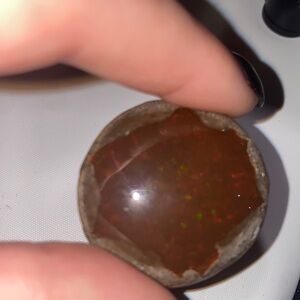 ‘Chocolate’ Opal (sun nodule) - Opal gem specimen - Ethiopia